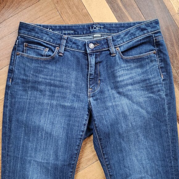 LOFT Curvy Medium Wash Bootcut Jeans Size 6 - Picture 4 of 16